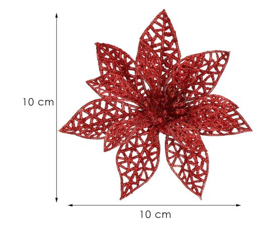 Ziemassvētku rotājums-poinsettia Springos CA0727