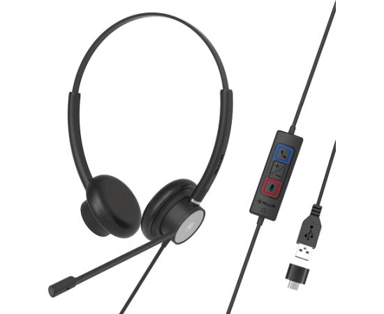 Tellur Voice 320 wired headset binaural black