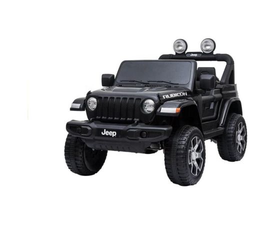 Lean Cars Electric Ride On Jeep Rubicon 4x4 Black