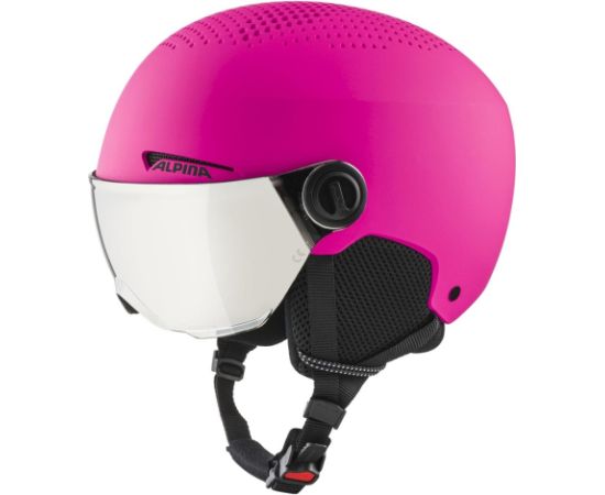 Alpina Zupo Visor winter helmet Q-Lite Pink Matt 51-55