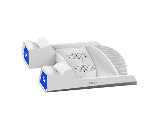 Multifunctional Cooling Stand iPega PG-P5023A for PS5 and accessories (white)