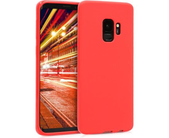 Evelatus Galaxy S9 Plus Premium Soft Touch Silicone Case Samsung Red