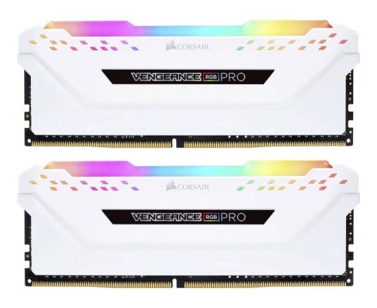 Corsair 16GB DDR4-3000 Kit - white - CMW16GX4M2C3000C15W - Vengeance RGB PRO