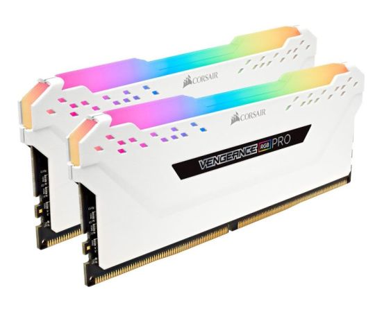 Corsair 16GB DDR4-3000 Kit - white - CMW16GX4M2C3000C15W - Vengeance RGB PRO