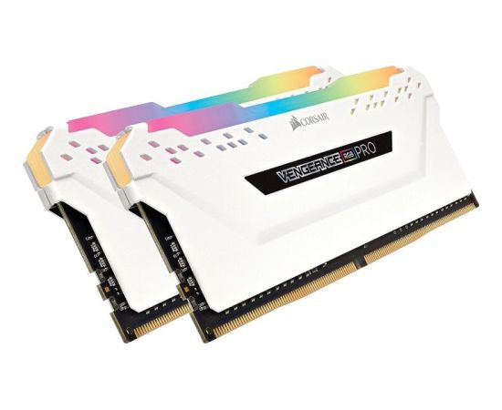 Corsair 16GB DDR4-3000 Kit - white - CMW16GX4M2C3000C15W - Vengeance RGB PRO