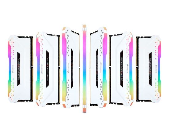 Corsair 16GB DDR4-3000 Kit - white - CMW16GX4M2C3000C15W - Vengeance RGB PRO