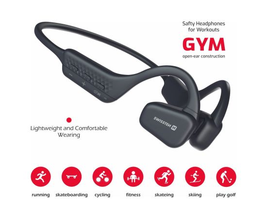 Swissten Gym Air Conduction Bluetooth Наушинки