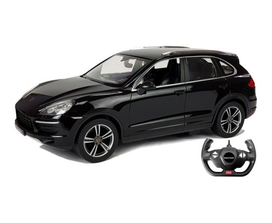 Tālvadības automobilis - Porsche Cayenne Turbo, melns