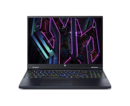 Notebook ACER Predator PH16-71-71JG CPU  Core i7 i7-13700HX 2100 MHz 16" 2560x1600 RAM 16GB DDR5 SSD 1TB NVIDIA GeForce RTX 4060 8GB ENG Card Reader microSD Windows 11 Home Black 2.6 kg NH.QJQEL.002