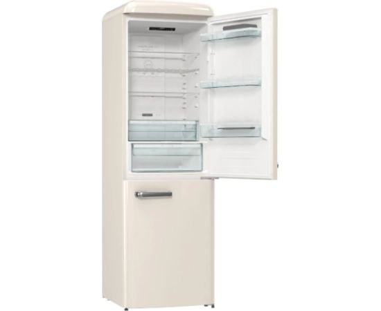 Gorenje ONRK619DC Ledusskapis 194cm Šampanieša