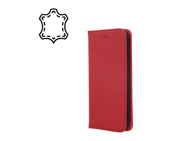 Fusion Genuine Leather книжка чехол для Xiaomi Redmi 12C красный