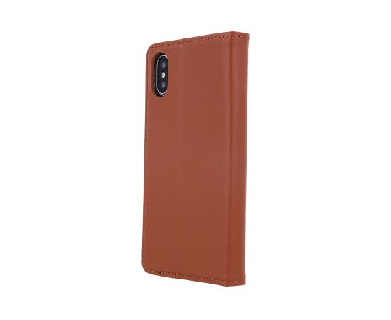 Fusion Genuine Leather книжка чехол для Xiaomi Redmi 12C коричневый