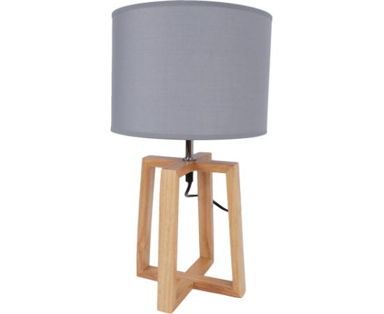 Table lamp WOODEN H44,5cm, light grey