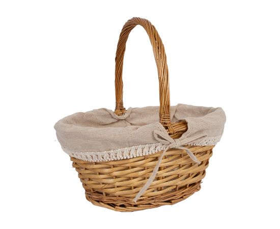 Basket MAXINE 37x28xH35cm, with a handle