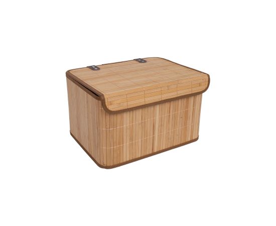 Basket MAX BAMBOO 28x20xH18cm, with a lid