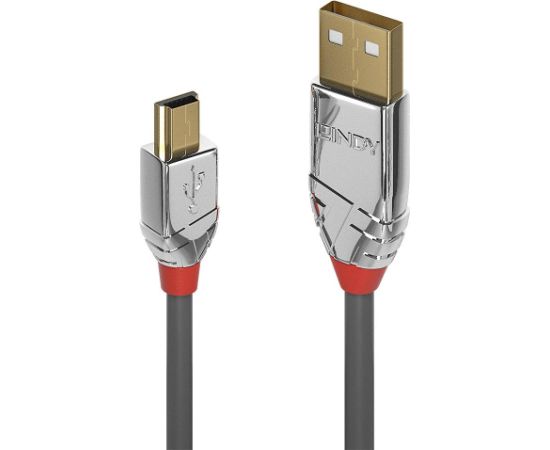 CABLE USB2 A TO MINI-B 1M/CROMO 36631 LINDY