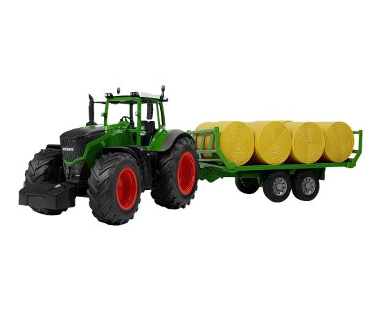 Import Leantoys Large Tractor with Trailer 80 cm Bale Siana Remote Control 2.4G