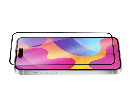 Fusion 5D glass защитное стекло для экрана Apple iPhone 15 Plus черное