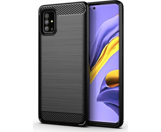 Fusion Trust Back Case Silikona Aizsargapvalks Priekš Samsung A146B Galaxy A14 5G Melns