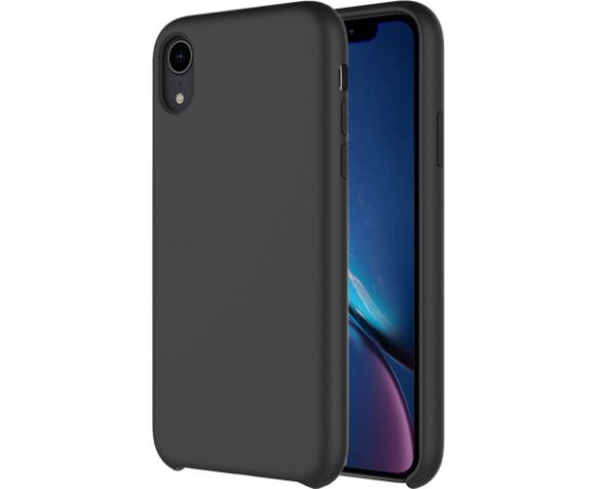 Mocco Liquid Silicone Soft Back Case Aizmugurējais Silikona Apvalks Priekš Apple iPhone 11 Pro Max Melns