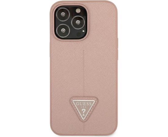 Guess GUHCP14LPSATLP Aizmugurējais Apvalks Priekš Apple iPhone 14 Pro