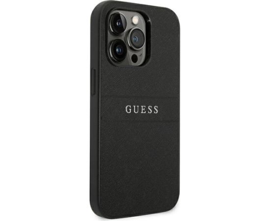 Guess GUHCP14LPSASBBK Aizmugurējais Apvalks Priekš Apple iPhone 14 Pro