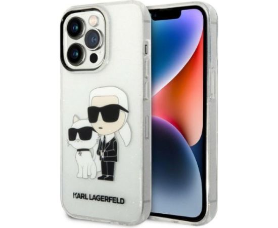 Karl Lagerfeld KLHCP14LHNKCTGT Aizmugurējais Apvalks Priekš Apple iPhone 14 Pro