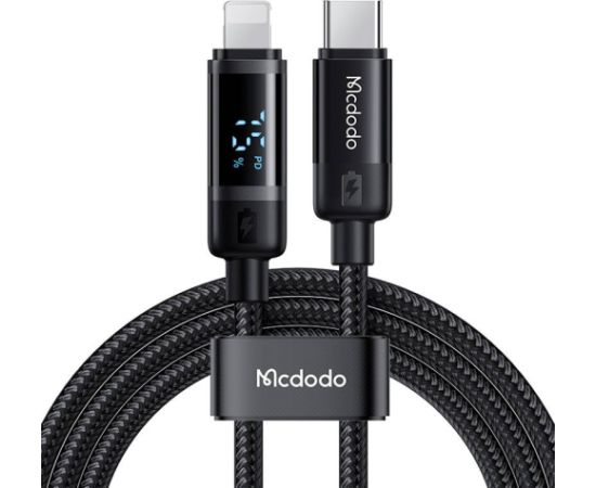 Mcdodo CA-5210 USB-C to Lightning cable, 36W, 1.2m (black)