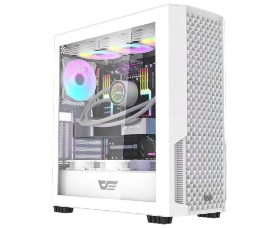 Computer case Darkflash DF2100 + 4 ARGB fans (white)