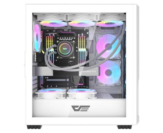 Computer case Darkflash DF2100 + 4 ARGB fans (white)