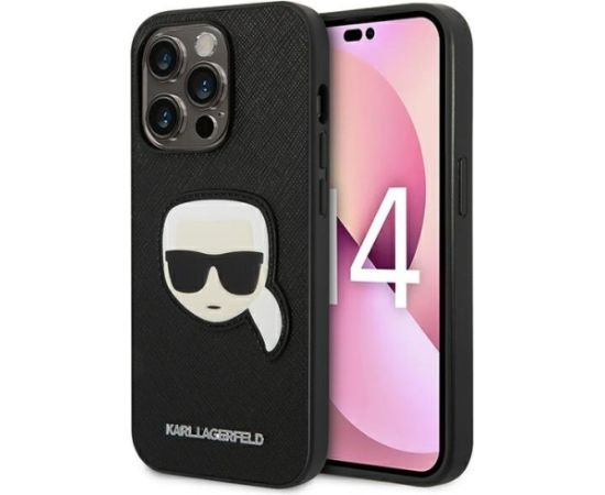 Karl Lagerfeld KLHCP14LSAPKHK Aizmugurējais Apvalks Priekš Apple iPhone 14 Pro