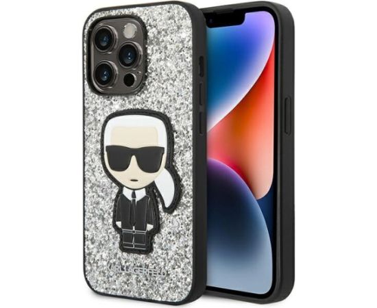 Karl Lagerfeld KLHCP14XGFKPG Aizmugurējais Apvalks Priekš Apple iPhone 14 Pro Max