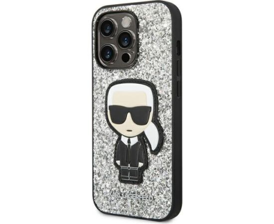 Karl Lagerfeld KLHCP14XGFKPG Aizmugurējais Apvalks Priekš Apple iPhone 14 Pro Max