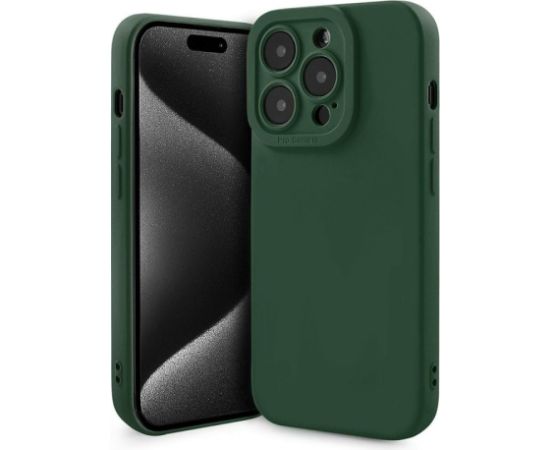 Fusion Softy izturīgs silikona aizsargapvalks Xiaomi Redmi Note 12 Pro+ zaļš