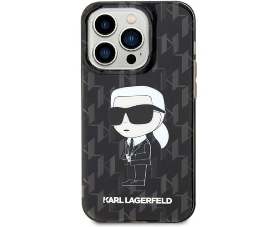 Karl Lagerfeld KLHCP15LHNKMKLK Aizmugurējais Apvalks Priekš Apple iPhone 15 Pro