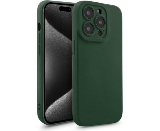 Fusion Softy прочный силиконовый чехол для Apple iPhone 15 Plus зеленый
