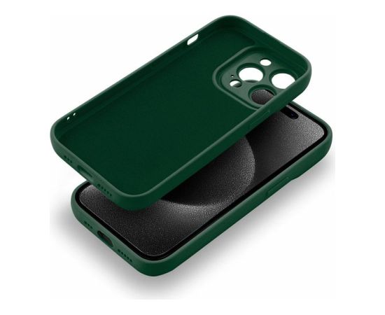 Fusion Softy прочный силиконовый чехол для Apple iPhone 15 зеленый