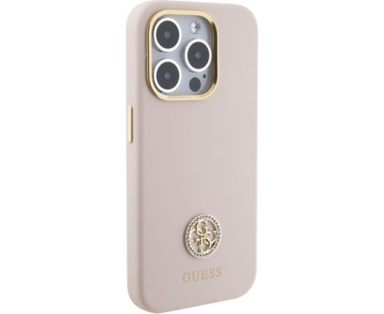 Guess GUHCP15LM4DGPP Aizmugurējais Apvalks Priekš Apple iPhone 15 Pro