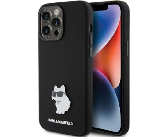 Karl Lagerfeld KLHCP15XSMHCNPK Aizmugurējais Apvalks Priekš Apple iPhone 15 Pro Max