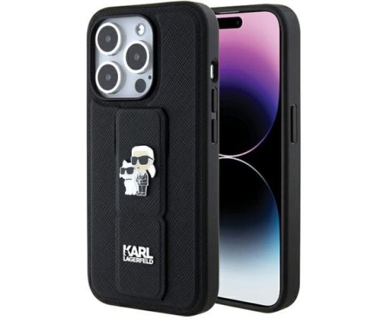 Karl Lagerfeld KLHCP15XGSAKCPK Aizmugurējais Apvalks Priekš Apple iPhone 15 Pro Max