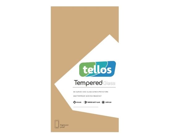 Tempered glass 2.5D Tellos Samsung S711 S23 FE black