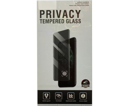 Tempered glass Full Privacy Apple iPhone 15 Plus black