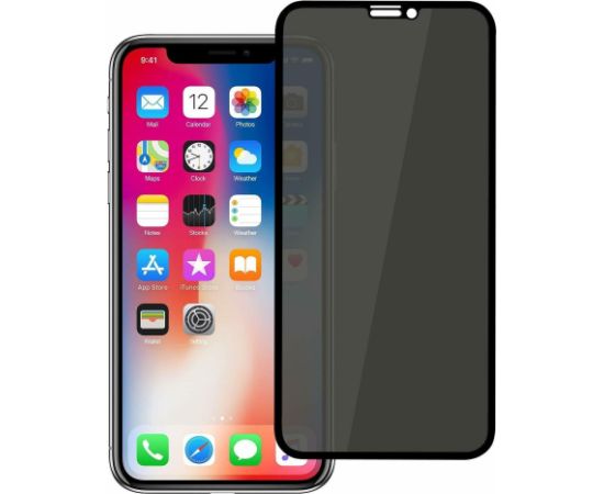 Tempered glass Full Privacy Apple iPhone 15 Plus black