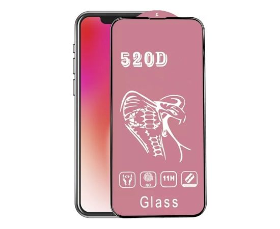 Tempered glass 520D Apple iPhone 15 Pro Max black