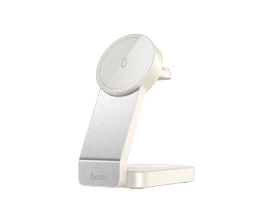 Wireless charger Hoco CQ3 3-in-1 white