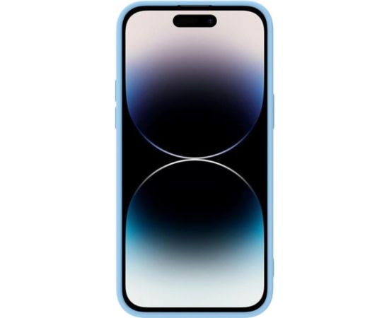 Чехол Nillkin CamShield Silky Magnetic Silicone Apple iPhone 14 Pro Max светло-синий