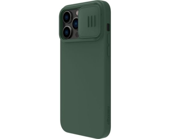 Case Nillkin CamShield Silky Magnetic Silicone Apple iPhone 14 Pro Max dark green