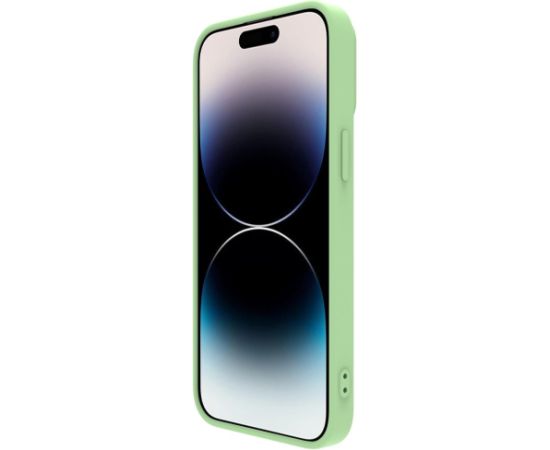 Чехол Nillkin CamShield Silky Magnetic Silicone Apple iPhone 14 Pro Max светло-зелёный