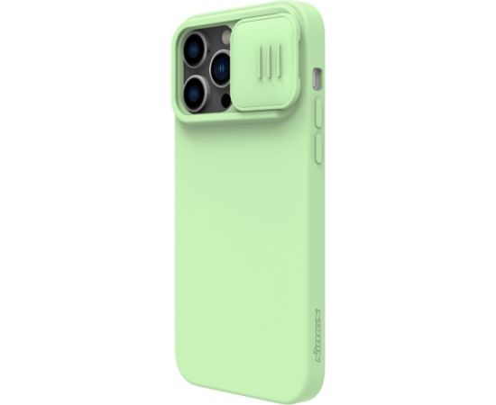 Case Nillkin CamShield Silky Magnetic Silicone Apple iPhone 14 Pro light green