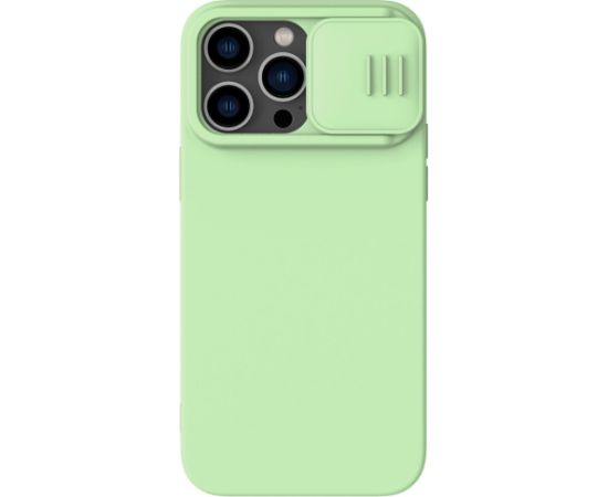 Case Nillkin CamShield Silky Magnetic Silicone Apple iPhone 14 light green